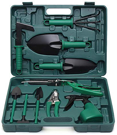 TuToy 10Pcs Carbon Steel Gardening Equipment Bonsai Tools Kits Cutter Schere Werkzeug