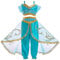 Atorcher – Costume de princesse Jasmine pour filles, costume à paillettes pour enfants