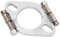 Brida de escape, accesorio de reemplazo de brida de escape plana ovalada dividida de 2 pulgadas (acero con poco carbono)