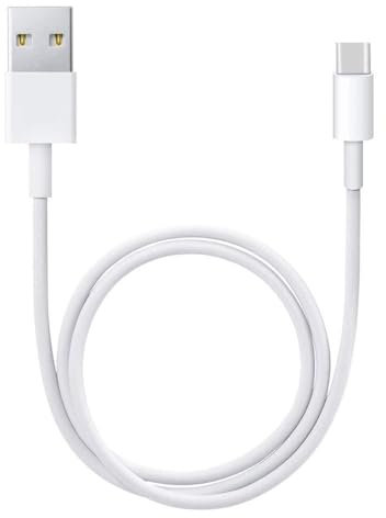 Cavo di tipo C per Xiaomi Redmi Note 7, cavo USB intrecciato, in nylon, 1,3 m, cavo di ricarica e sincronizzazione rapida, trasferimento dati tipo C Câble 2 Mètres bianco