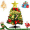 Sunshine Smile Mini Albero di Natale per Tavolo Con Luci LED - Artificiale in Miniatura - Decorazione Natalizia (E)