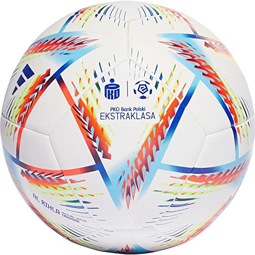 adidas Unisex Ekstraklasa Training Football, White/Pantone, 5