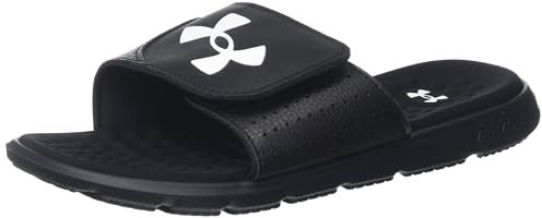 Under Armour Men's Ua M Ignite 7 SL Slides, Black/Black/White, 15 UK