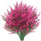 Kunstpflanze Balkonkasten Blumen Außenblumenkünstlich für Dekoration Lavendel 8 Bündel Kunstblumen Blumen Künstlich Vase (Hot Pink, One Size)