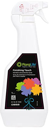 Oasis FLORALIFE Finishing Touch 1 Litre Spray Bottle - Flower Fresh for Cut Flowers Bouquet Evaporation Protection Flower Care Longer Shelf Life Protects Fresh Flowers from Drying Out