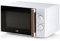 DOMO DO2720 Mikrowelle Weiß, Holz 700 W Timerfunktion