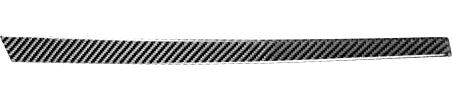 deaVeR Karbonfaser-Innenverkleidung, Rahmenabdeckung, kompatibel mit Audi A4 B9 2017–2020 (Instrumententafel auf der Beifahrerseite)