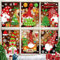 Baynetin 137 Stück Weihnachten Fenstersticker, Weihnachten Fensterbilder, Doppelseitige Wiederverwendbare Statisch Haftende PVC Aufkleber für Weihnachten Dekoration (9 Blatt, 20x30cm)