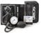 SCIAN Manuelle Blutdruckmessgerät – Aneroid Sphygmomanometer mit D-Ring, Universal-Manschette, 22-42 cm, Tragetasche für Krankenschwestern, Ärzte, Senioren, Erwachsene (Schwarz)