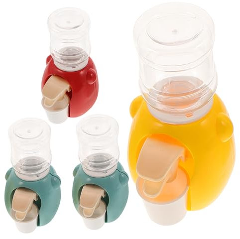 TOYANDONA 4 Stück Spielzeug mit Wasserspender küchenspielzeug für Kinder Kitchen Toys for süßer Trinkbrunnen Puppen-Wasserspender-Spielzeug Modelle Spielzeuge winziger Wasserspender
