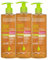 EVOLUDERM – Gel Douche Surgras Hydratant – 500 ml – 96% d’Origine Naturelle – Végan – Fabrication Française – Lot de 3 x 500 ml