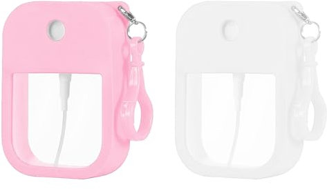 XBFOCNH 2 botellas de spray de 38 ml, pequeñas, reutilizables, mini botellas de pulverización de niebla fina,para perfumes, cuidado personal, cosmético