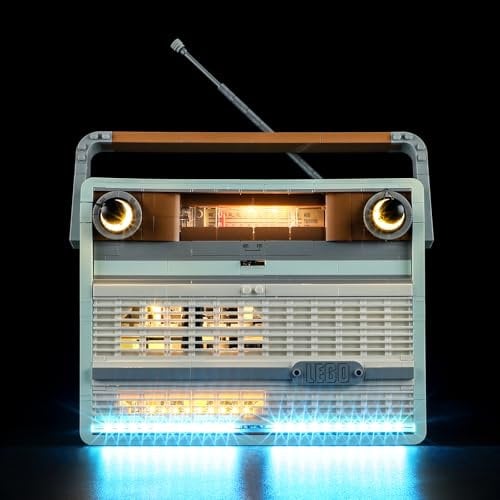 LIGHTAILING Juego de Luces para Lego-10334 Radio Retro - Kit de iluminación LED Compatible con el Modelo de Bloques de construcción Lego - Modelo No Incluido