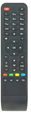 AULCMEET NewErsatz Fernbedienung passend für fit for Infomir MAG IPTV/OTT Set-top Box Mag250 254 256 322w1 324w2 420w1 424w3