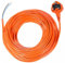 SPARES2GO 20 Metre Cable & Lead Plug for Bosch UniversalGardenTidy 3000w Leaf Blower Garden Vac (20m)