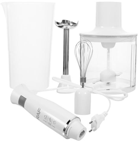 COLLBATH 1 Juego Palo De Cocina Batidora Electrica De Mano Máquina Batidora De Mano Batidora Eléctrica De Mano Licuadora De Mano Portátil Licuadora Manual Metal Reutilizable