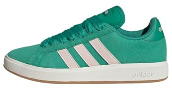 adidas Women's Grand Court Base 00s Shoes, Court Green/Putty Mauve/Off White, 7 UK