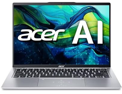 acer Swift Go 14 2024 Laptop 14 pulgadas WUXGA IPS pantalla táctil 16-Core Intel Ultra 7 155H 16GB LPDDR5 2TB SSD Intel Arc Graphics Thunderbolt 4 Wi-Fi teclado retroiluminado huella dactilar Win11