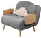 Klappbares Schlafsofa Klappbares Schlafsofa, umwandelbarer Stuhl, Multifunktions-Ottomane, Couchbett mit 5-fach verstellbarer Rückenlehne, platzsparendes Design, for Schlafzimmer, Wohnzimmer Schlafsof