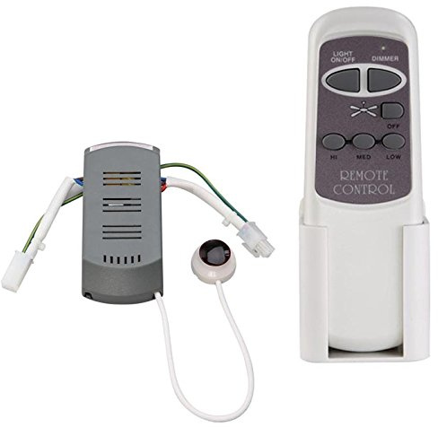GLOBO Fernbedienung Ventilator 3-Stufen Deckenventilator Lichtschalter Kunststoff Geschwindigkeit dimmbar