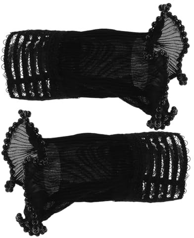 VALICLUD Fake-ärmel Mit Rüschenmanschetten Abnehmbare Handgelenkmanschetten Aus Kunstpelz Pulswärmer Für Damen Und Herren Dekorative Ärmelmanschetten Lässiges Accessoire Für Kaltes