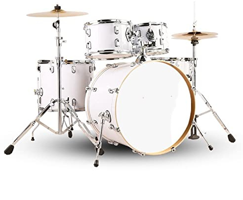 Universal Adult Drum Kit mit 5 Drums und 3 Becken für Anfänger Üben und Lernen