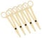 PACKOVE 5 Pezzi pinze a becchi tondi pinze per piercing pinze per giunti pinze da piercing Beige