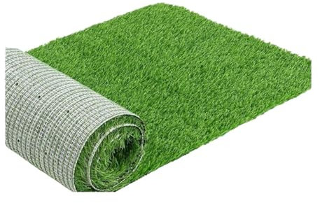 F Fityle Erba Finta per Cani, Tappeto in Erba Artificiale, Facile da Pulire, Multiuso, Padella per Cani, Vassoio per WC, Tappetino per Prato per Patio, Conigli, 70cmx90cm