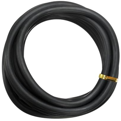 YELARXI Filo per bonsai, 8 mm x 3 m, in alluminio anodizzato, per addestramento di piante floreali, pieghevole, steli in metallo, accessori per giardinaggio, fissaggio rami artigianali (nero)