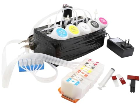 Système d'approvisionnement d'encre CISS avec imprimante d'encre Blanc Compatible avec XP-15000 XP-15010 XP-15080