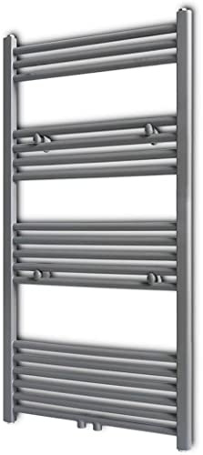 Genérico Radiador toallero de baño Recto Gris 600 x 1160 mm,Electrodomésticos,Control del Clima,Radiadores,141892