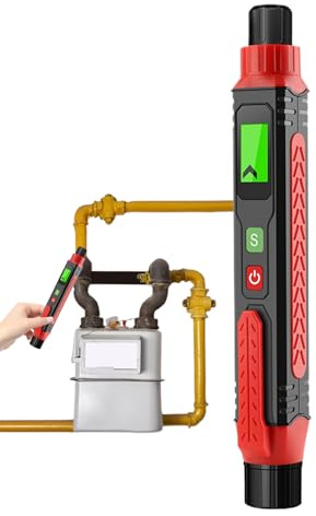 Gasmelder mit akustischem und visuellem Alarm - Spür- und Analysegerät mit akustischem Alarm optischem - Tragbares Gas-Spürgerät,Für Küche, Auto, Camping Zuhause