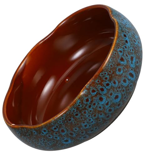 CRAFTHROU Keramik Wasserschale für Hydrokultur, Große Bowl für Narzissen