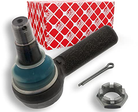febi bilstein 03941 Lenkstangenendstück mit Kronenmutter und Splint, 1 Stück