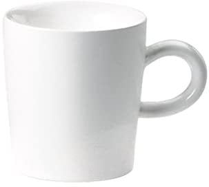 KAHLA 394724A90039C Five Senses Espressotasse 0,09 l | weißer Espressobecher 90ml aus Porzellan