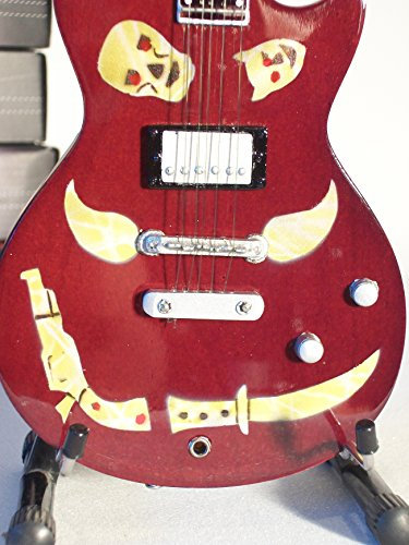 AXE HEAVEN Keith Richards 1981 Zemai Macabre Mini Guitar, Red