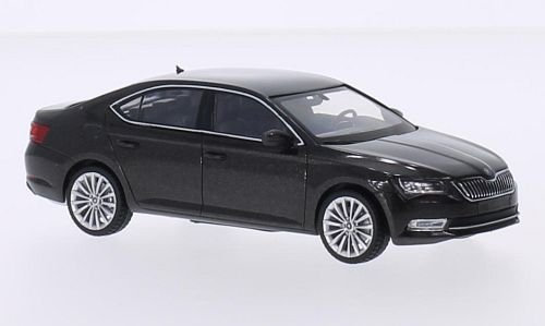 Skoda Superb III, metallic-dunkelbraun, 2015, Modellauto, Fertigmodell, I-iScale 1:43