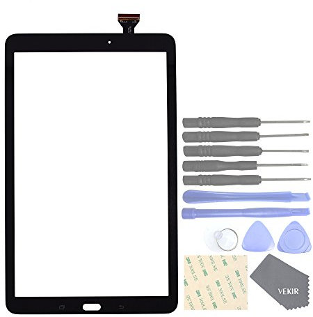 VEKIR Funzione Touch con Schermo Obiettivo di Vetro per Samsung Galaxy Tab 9.6 e SM-T560 T561 T560 (Nero)