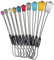 Wild Country Rock ON Wire ANODISED Set 1-10, Multicoloured