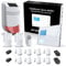 Safe2Home® Funk Alarmanlage Komplett Set SP210 mit Sabotageschutz u Lichtsteuerung - deutsch - GSM WLAN Alarmsystem SMS Alarmierung - Alarmanlagen fürs Haus Büro inkl. Zubehör und Sensoren