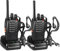 QITAO Walkie Talkies 88E 16CH Signal Band Two Way Radio Rechargeable Long Range Headset Headphone Built in LED Torch for Outdoor Camping Field Survival and Hiking