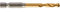 Milwaukee Shockwave Metal Drill Bit HSS-G Red Hex Titanium 1/4 Inch 4.8 x 78 mm