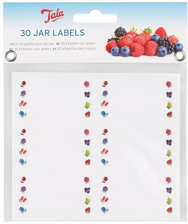 Tala Everyday Fruit Design Jam Preserving Label Set