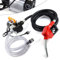 Pompe à gazole 230 V auto-amorçante 550 W 50 l/min - Pompe à huile avec pistolet automatique station-service mobile (tuyau de vidange en caoutchouc)