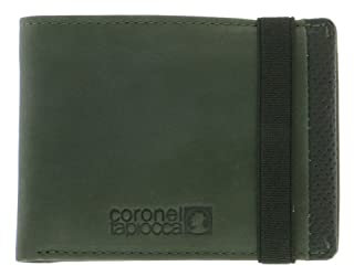 Coronel Tapiocca Herren Geldbörse Wallet Geldbeutel Herren Wallet Portemonnaie Brieftasche Herren Geldbörse Portmonee Geldbeutel Münzfach Kartenetui Aitor, Grün