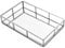 PuTwo Mirror Tray Perfume Organizer for Bathroom, Counter Decor, Glass, Silver Makeup Storage, Jewelry Holder