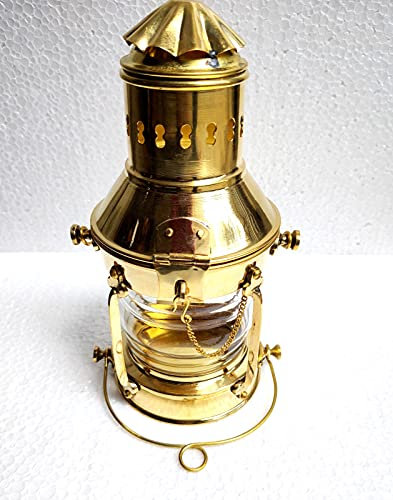 Maritime Laterne, Schiff, Boot, Öl-Laterne, Sammlerstück, Vintage-Beleuchtung, 35,6 cm