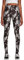 Urban Classics Damen, Yoga Pants, Blackflower, XS