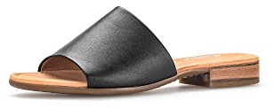 Gabor Damen Pantoletten | Frauen Slipper | Moderate Mehrweite (G) | Slides | Slip-ons | Backless Slipper | Mules | schwarz (S.Ambra) | 39 EU - 6 UK