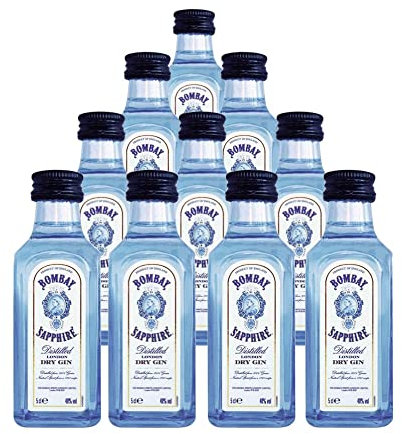Bombay Sapphire Premium London Dry Gin, 10 x 5 cl Pack